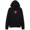 dámska mikina FOX FOX HEAD FLEECE PO HOODIE Black/Pink M