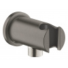 GROHE Rainshower - Nástenné kolienko s integrovaným držiakom sprchy, kartáčovaný Hard Graphite 26658AL0