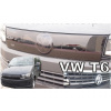 Zimní clona VW T6 Transporter 2015-2019 • horní • černá mřížka • Heko