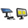 LED Reflektor - Halogén solárna lampa 130 LED môže senzorový pilot senzor (Halogén solárna lampa 130 LED môže senzorový pilot senzor)