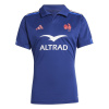 adidas France Rugby Home Performance Shirt 2024 Adults Dark Blue 2XL