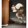 WALLCOLORS Owls wallpaper - tapeta POVRCH: Prowall Canvas
