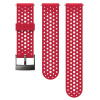 Suunto 24mm Athletic 1 Silicone Strap Red Grey Size S+M