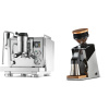 Rocket Espresso R NINE ONE + Eureka Mignon Single Dose PRO, Chrome & Oak