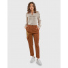 NOHAVICE LA MARTINA WOMAN VISCOSE TWILL CARGO PANT APPLE CINNAMON