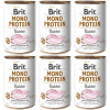Vlhké krmivo pre psa Brit Mono Protein Rabbit králik 6x400 g na alergie