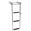 TELESKOPICKÉ REBRÍKY Z NEHRDZAVEJÚCEJ OCELE Variant: STEP LADDER 3 STEPS MM.875/380X295