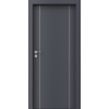 PORTA Doors SET Rámové dvere LINE, vzor A.1, farba Antracit, so zárubňou a kľučkou PD-LINE-A1-ANTRACIT