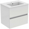 Ideal Standard Eurovit Skrinka s umývadlom, 55x60x44 cm, 2 zásuvky, lesklá biela R0572WG