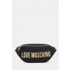 Ľadvinka Love Moschino čierna farba, JC4195PP1 ONE SIZE