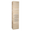 Aqualine VEGA Skrinka vysoká s košom 40x184x31cm, dub platin VG980