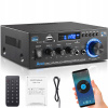 STEREO ZOSILŇOVAČ AK45 HIFI 40W+40W BLUETOOTH 5 0 VSTUP AUX MIC SD USB FM