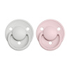 BIBS De Lux cumlíky zo silikónu 2ks - one size Varianta: Haze / Blossom