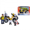 Požiarnik Sam: Policajt Malcolm s vozidlom quad - Simba Toys