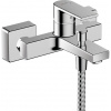 Hansgrohe Vernis Shape - Páková vaňová batéria nástenná s 2 veľkosťami prietoku, chróm 71453000