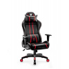 Diablo Chairs - Detské kreslo Diablo Kids X-One 2.0: čierno-červené