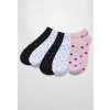 No Show Socks Rainbow Dots 5-Pack 47-50