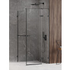 New Trendy Avexa Black sprchovací kút 90x70 cm štvorcová čierna matné/priehľadné sklo EXK-2571