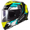 LS2 prilba STORM II FF800 Tracker black/hi-vis yellow - S