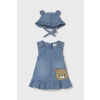 Detské bavlnené šaty Mayoral Newborn 1871.2R.Newborn.PPYH modrá 70