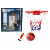 Lean Toys Basketbalový set lopta, kôš, pumpa