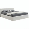 Tempo Kondela Manželská posteľ s RGB LED osvetlením, biela, 160x200, JADA NEW