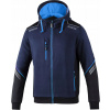 Sparco TECH HOODED FULL ZIP mikina Námornícka modrá-Modrá