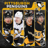 Kalendár Pittsburgh Penguins NHL 2025 Nástenný kalendár
