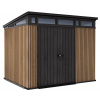 KETER PENT Signature VERTICAL domček 9x7 - hnedý