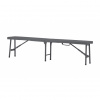 ZOWN Skladací záhradné lavice SHARP BENCH - NEW - 184 x 30,5 x 44,5 cm PC-15F-SG