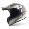 Prilba na motokros XRC MX Waukee grey/dark grey/white (Sivá prilba na motokros)