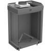 DRU Maestro 60/2 Tall Eco Wave DRU typ plynového paliva: Propán G31/Bután G30 ľavé prevedenie, ohnisko vermikulit - tmavý antracit, matný