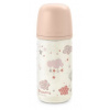 Suavinex Fľaša sklo DREAMS 240 ml fyziologická SX PRO +0 SF, ružová