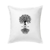 Narodeninový strom 50 - Vankúš 50x50 - 50x50 - Vrátane výplne ( Biela )