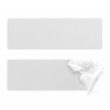 Obdĺžnikové bezpečnostné polystyrénové (EPS) pečatiace samolepky 120x40mm