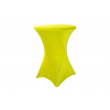 TENTino Elastický obrus STANDARD na koktejlový bistro stôl 60 cm VIAC FARIEB Farba obrusu: SVIETIVO ŽLTÁ / YELLOW