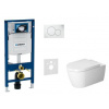 Geberit SET Duofix 111.300.00.5 +WCzávesné Duravit ME by Starck Riml.+sedSC+Sigma01 Biele 111.300.00.5 NM1