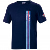 SPARCO Martini Racing Stripes modré pánské triko Stretch XL