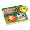 Tidlo Hmatové puzzle Safari