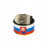 Opasok darčekový Slovenský znak 4 cm - čierny, 150