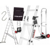 LADDER ALUMINIUM 3x9 VYSOKÝ na schody + VOZÍK (LADDER ALUMINIUM 3x9 VYSOKÝ na schody + VOZÍK)