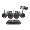 iGET HGNVK109104 - kamerový Wi-Fi set, 3K rozlíšenie, 10CH NVR + 4x kamera so zvukom, IR + LED, CZ app 75020571