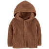 CARTERS CARTER'S Sveter s kapucňou Brown neutrál 12m