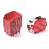 PROSPERPLAST Set úložných boxov 12ks BINEER LONG SET 190x77x120 červený