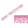 Párty konfety 60 cm – ružové okvetné lístky – svadba/valentín 8160G