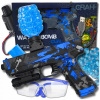 AUTOMATICKÁ PIŠTOĽ NA GÉLOVÉ GULIČKY 7-8 S LASEROM GLOCK AKUMULÁTOROM DEAGLE