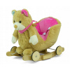Hojdací koník - Polly - medvedík Milly Mally - ružový medveď (Hojdací koník - Polly - medvedík Milly Mally - ružový medveď)