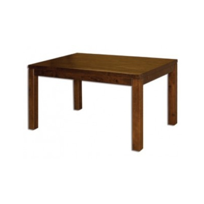 Drewmax Jídelní stůl st302 s160 masiv dub, šířka desky 2,5 cm, 1 křídlo dub přírodní Hrana - S5