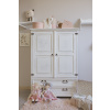 Masívny bielizník WHITE HOME Slim COM108/A Barevné provedení: Antická bílá K16 - světlý vosk K01