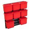 Boxy QBRICK® Organizer náhradný, ONE200, Organizer XL, TWO 9 dielna sada, na stenu